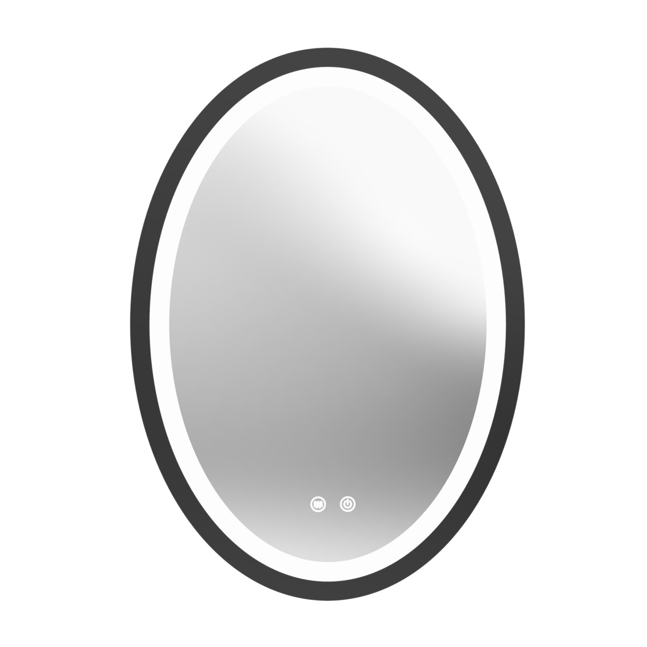 Maidstone Aydin 20 by 28 Inch Oval Lighted Mirror with Anti-Fog