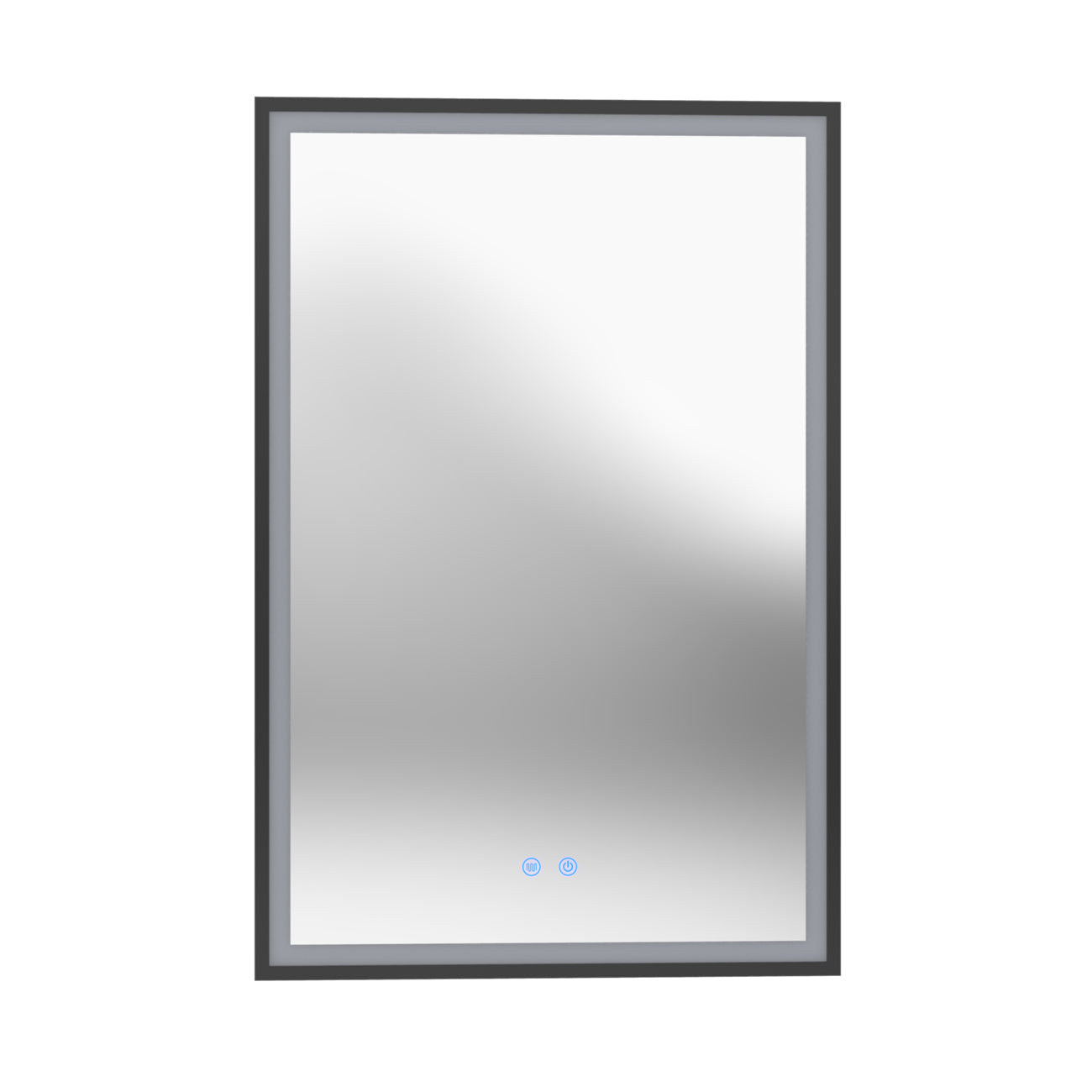 MAIDSTONE Aydin 24 by 36 Inch Rectangle Lighted Mirror with Anti-Fog