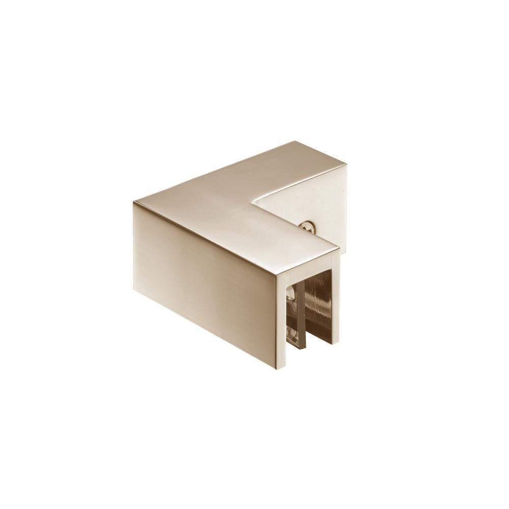 Flusso 10.GGC.4016 90 Degree Glass to Glass Sleeve Over Clamp