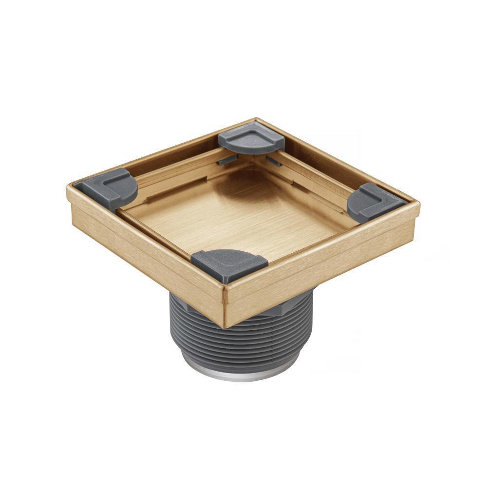 Flusso 10.SQD.0404 4" Tile Insert Floor Drain with 2" Outlet