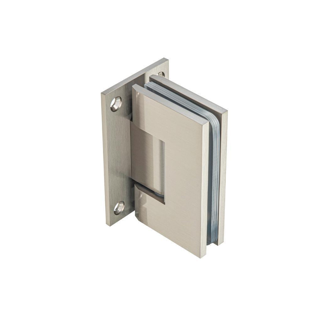Flusso 90° Heavy Duty Wall-to-Glass Shower Door Hinge, Self-Centering – 10.WGH.5016