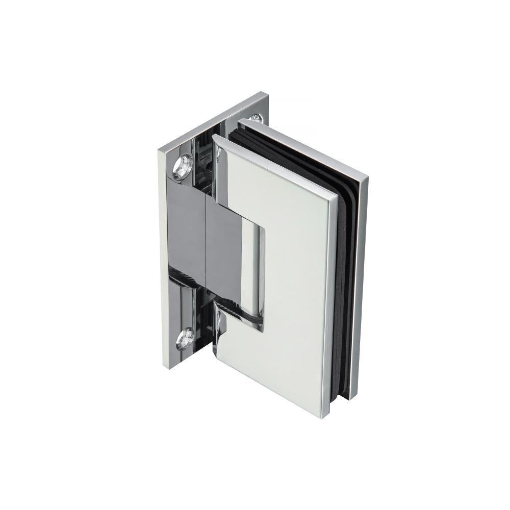 Flusso 90° Heavy Duty Wall-to-Glass Shower Door Hinge, Self-Centering – 10.WGH.5016
