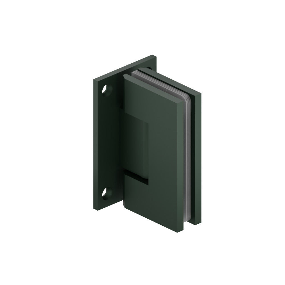 Flusso 90° Heavy Duty Wall-to-Glass Shower Door Hinge, Self-Centering – 10.WGH.5016