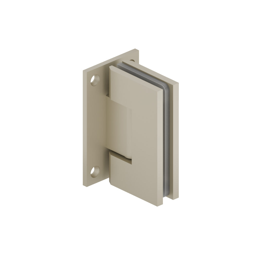 Flusso 90° Heavy Duty Wall-to-Glass Shower Door Hinge, Self-Centering – 10.WGH.5016