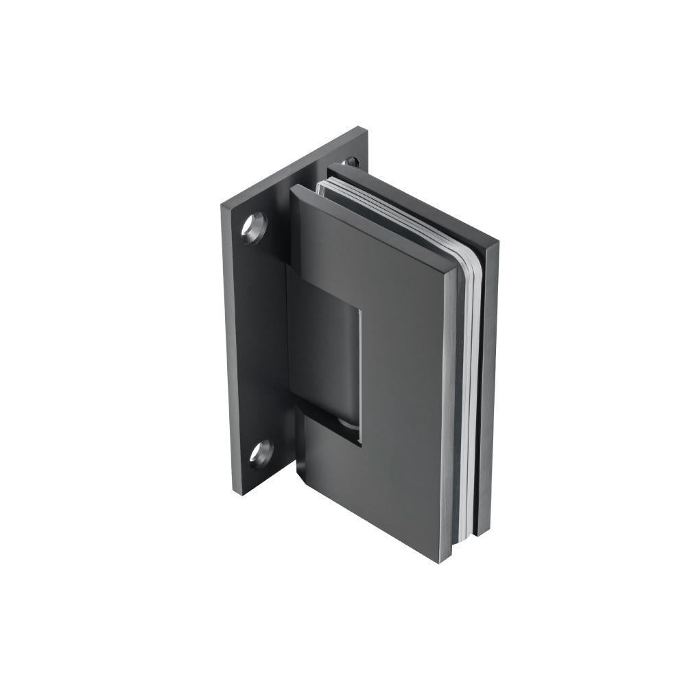 Flusso 90° Heavy Duty Wall-to-Glass Shower Door Hinge, Self-Centering – 10.WGH.5016