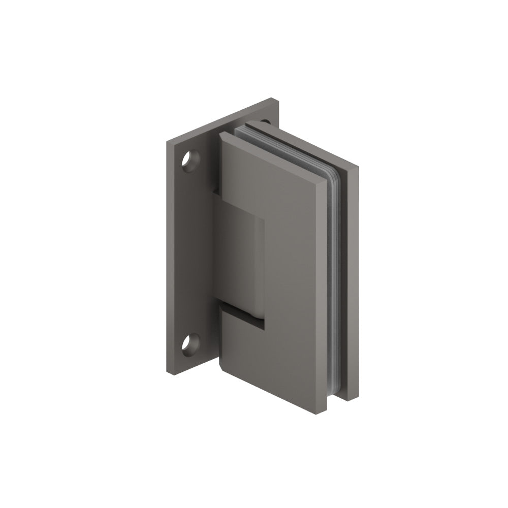 Flusso 90° Heavy Duty Wall-to-Glass Shower Door Hinge, Self-Centering – 10.WGH.5016