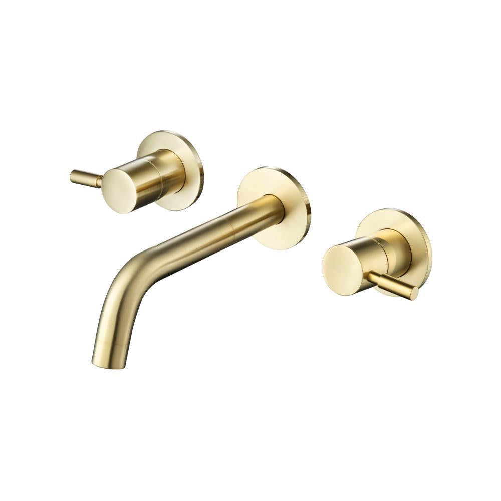Flusso 100.2450 Two Handle Wall Mounted Tub Filler