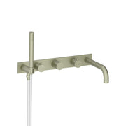 Flusso 100.2691 Wall Mount Tub Filler With Hand Shower