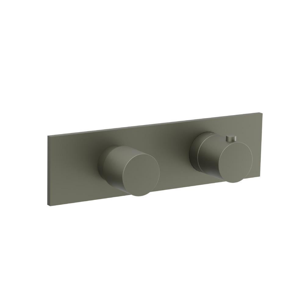 Flusso 100.2705 3/4" Horizontal Thermostatic Shower Valve & Trim - 3 Output