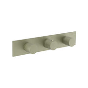 Flusso 100.2715 3/4" Horizontal Thermostatic Valve with 2 Volume Controls & Trim