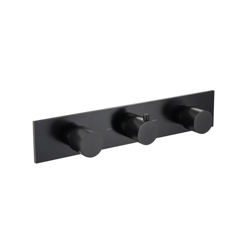 Flusso 100.2715T Trim For Horizontal Thermostatic Valve with 2 Volume Controls