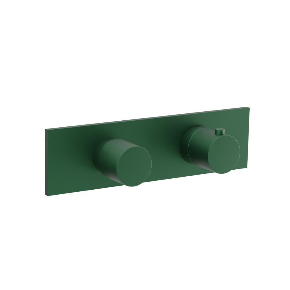Flusso 100.2717 3/4" Horizontal Thermostatic Shower Valve & Trim - 2 Output