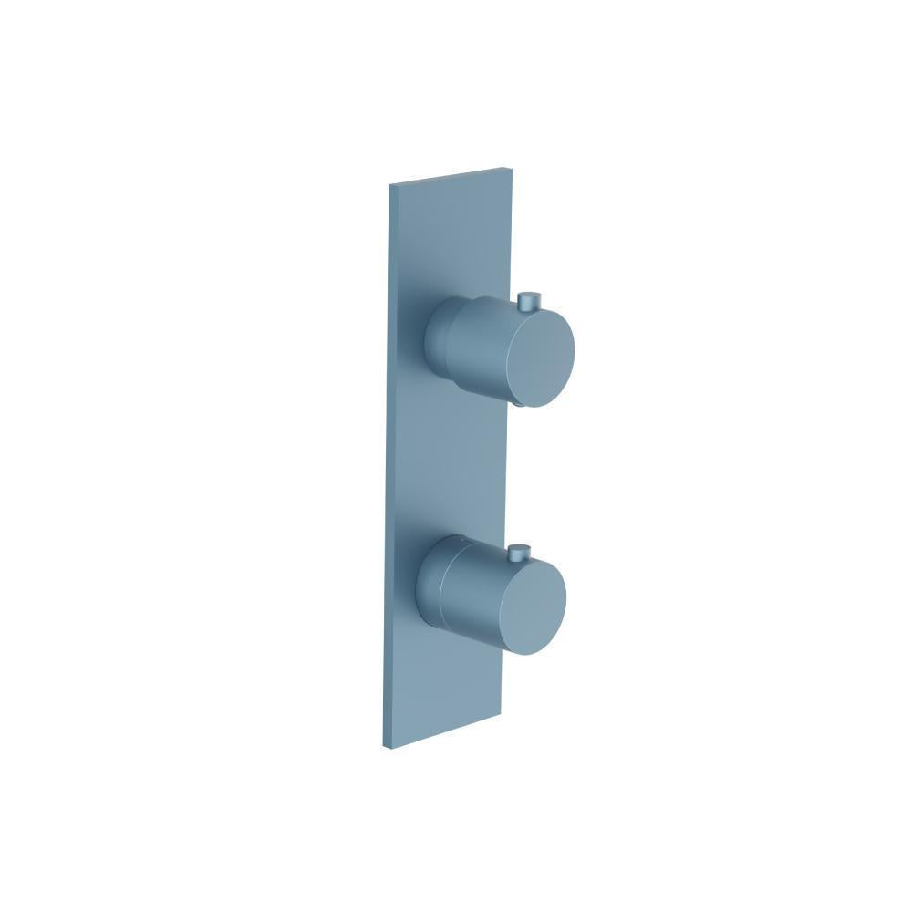 Flusso 100.2720 3/4" Horizontal Thermostatic Shower Valve & Trim - 1- Output