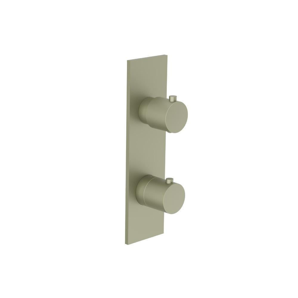 Flusso 100.2740 3/4" Thermostatic Shower Valve & Trim - 2-Output