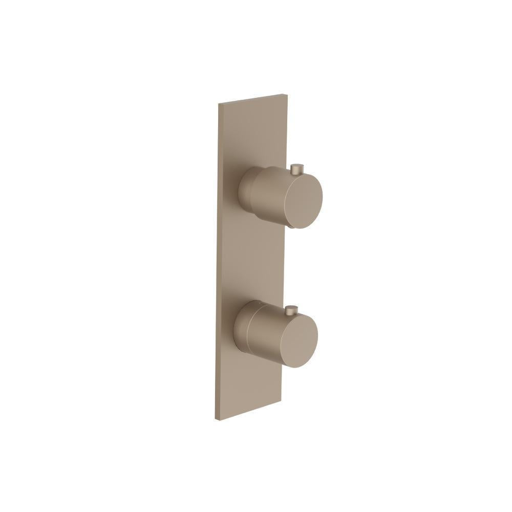 Flusso 100.2740 3/4" Thermostatic Shower Valve & Trim - 2-Output