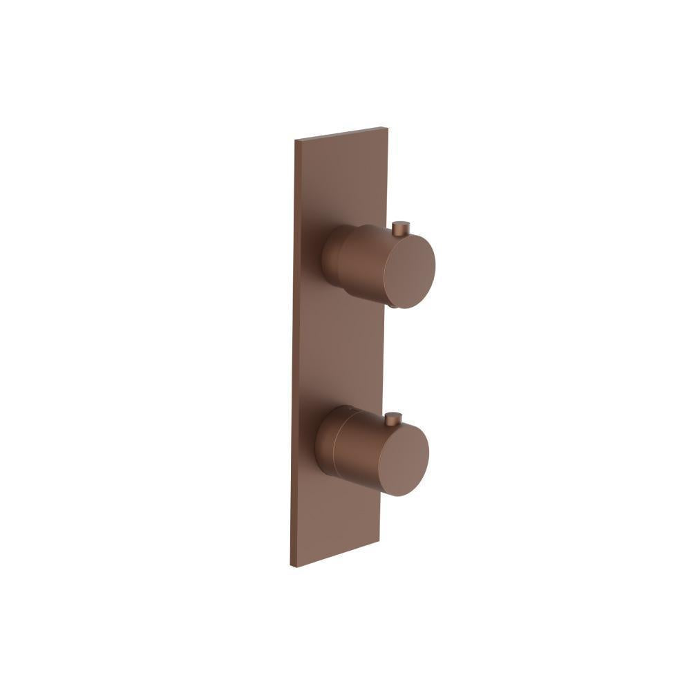 Flusso 100.2780 3/4" Thermostatic Shower Valve & Trim - 3-Output