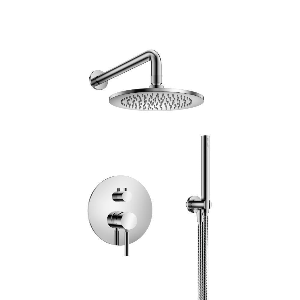 Flusso 100.3310 Two Output Shower Set With Shower Head And Hand Held