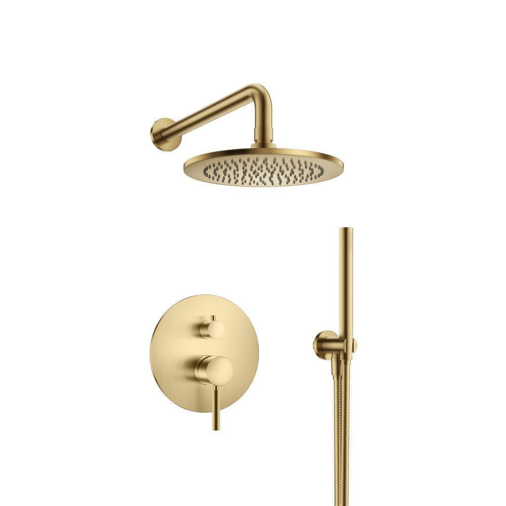 Flusso 100.3310 Two Output Shower Set With Shower Head And Hand Held