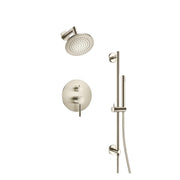 Flusso 100.3410 Two Output Shower Set With Shower Head, Hand Held And Slide Bar