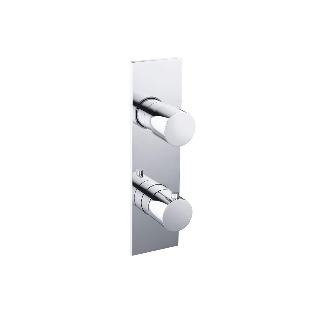 Flusso 100.2740 3/4" Thermostatic Shower Valve & Trim - 2-Output