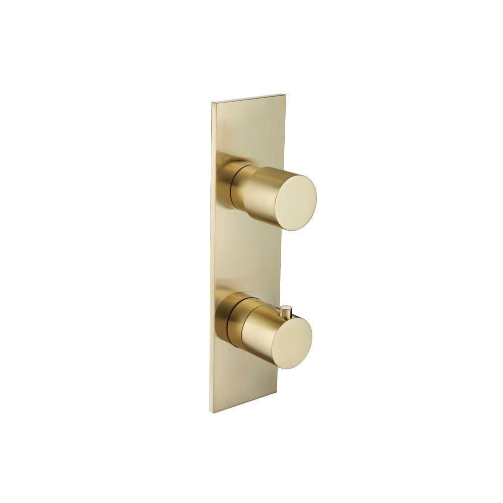 Flusso 100.2740 3/4" Thermostatic Shower Valve & Trim - 2-Output