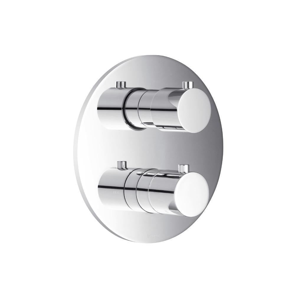 Flusso 100.4302 3/4" Thermostatic Valve & Trim - 3 Output