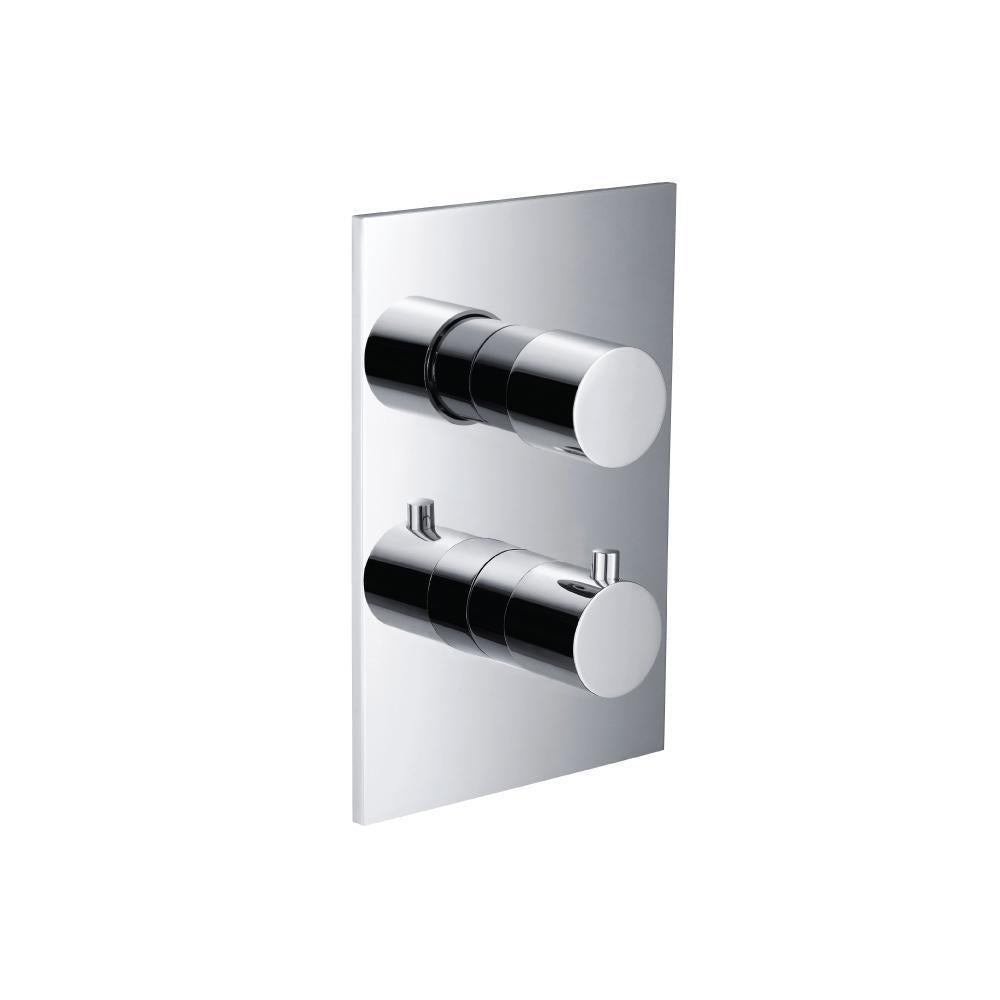 Flusso 100.4420 3/4 " Thermostatic Valve & Trim - With 2-Way Diverter - 2 Output
