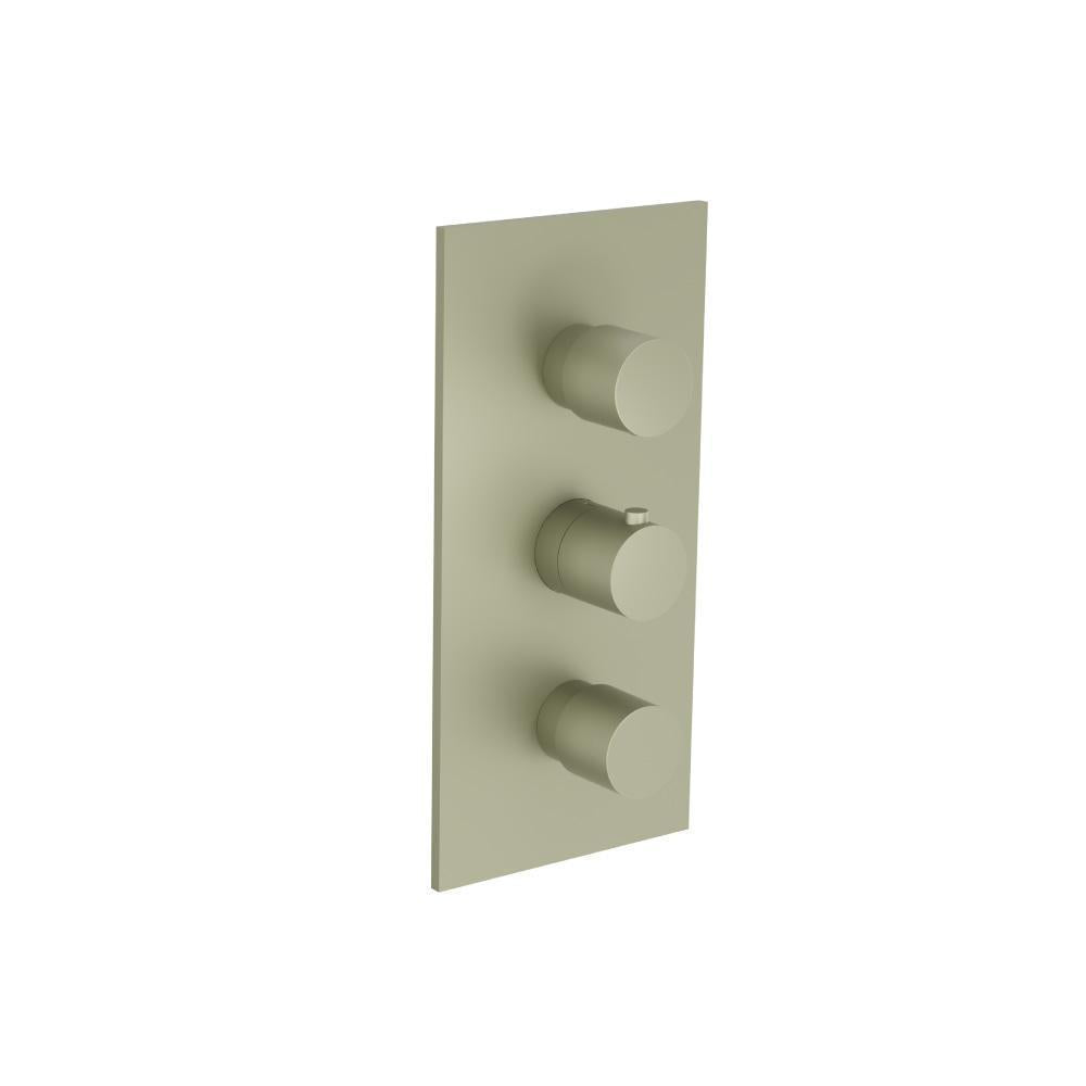 Flusso 100.4401 3/4" Thermostatic Valve and Trim - 2 Outputs