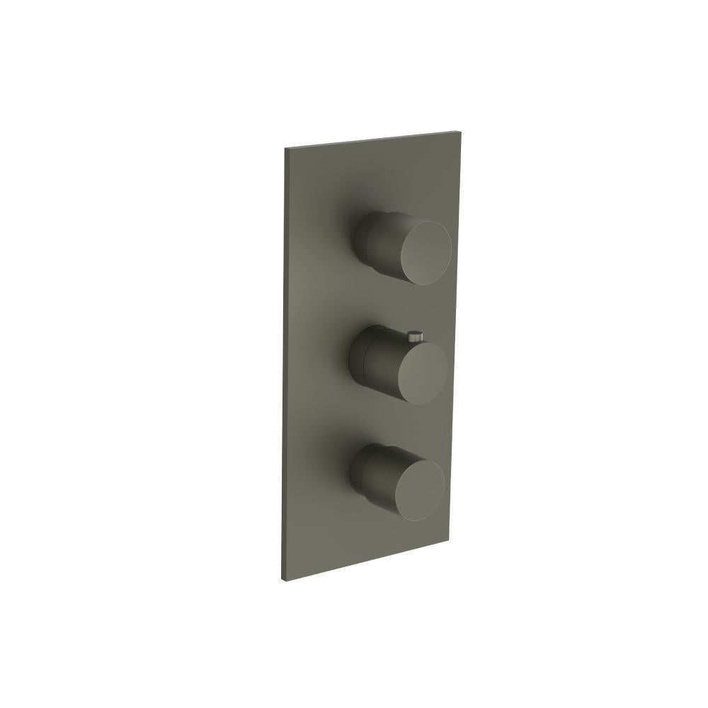 Flusso 100.4401 3/4" Thermostatic Valve and Trim - 2 Outputs