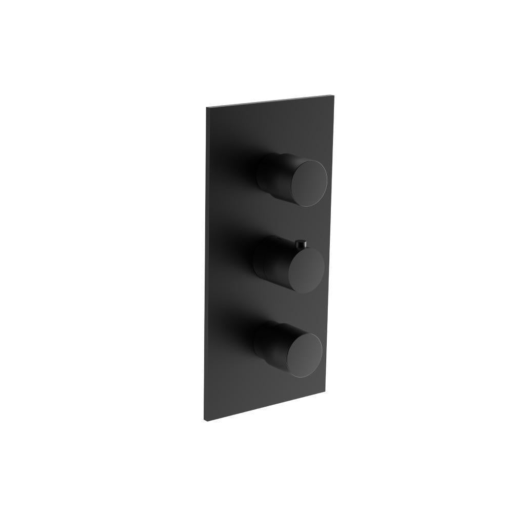 Flusso 100.4401 3/4" Thermostatic Valve and Trim - 2 Outputs