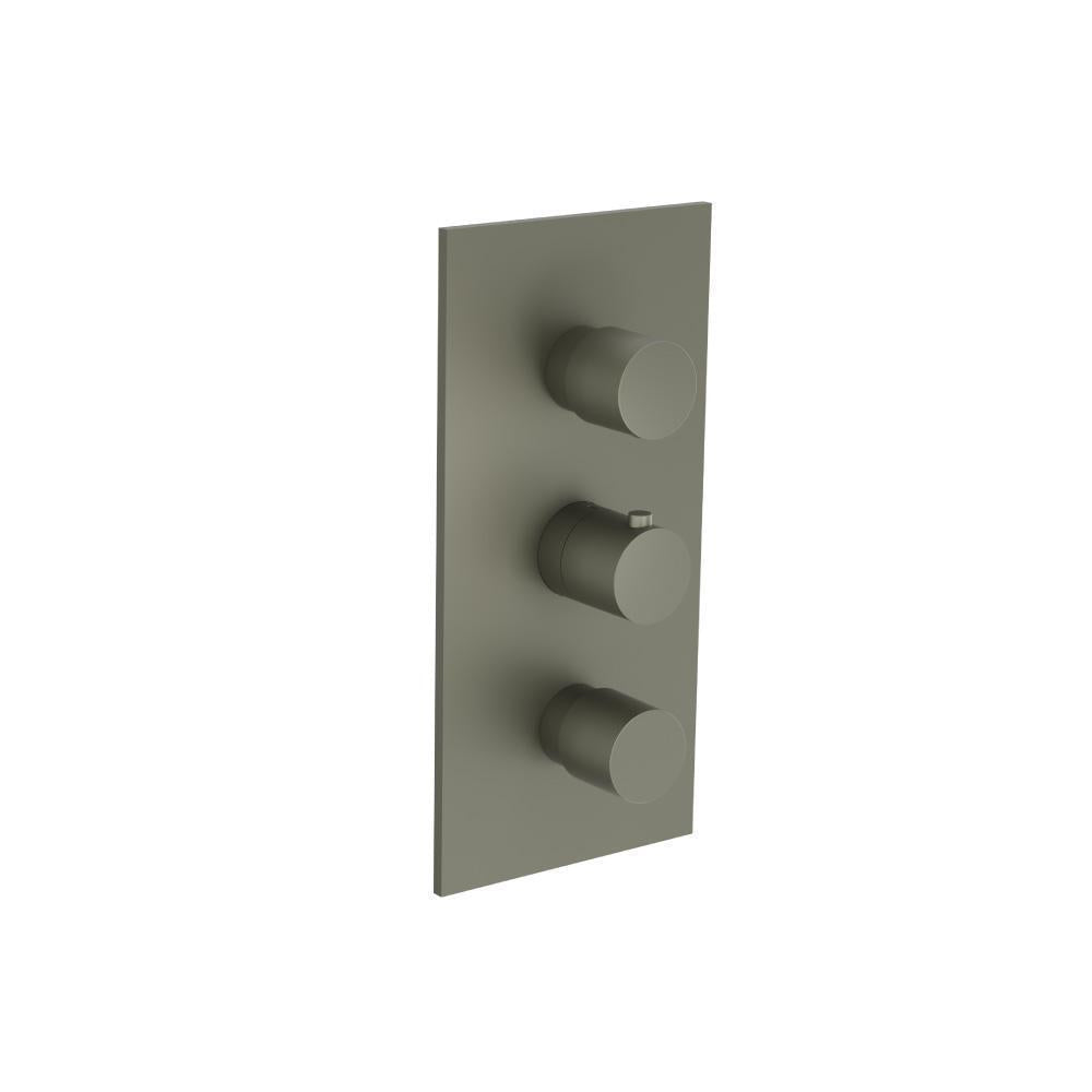 Flusso 100.4401 3/4" Thermostatic Valve and Trim - 2 Outputs