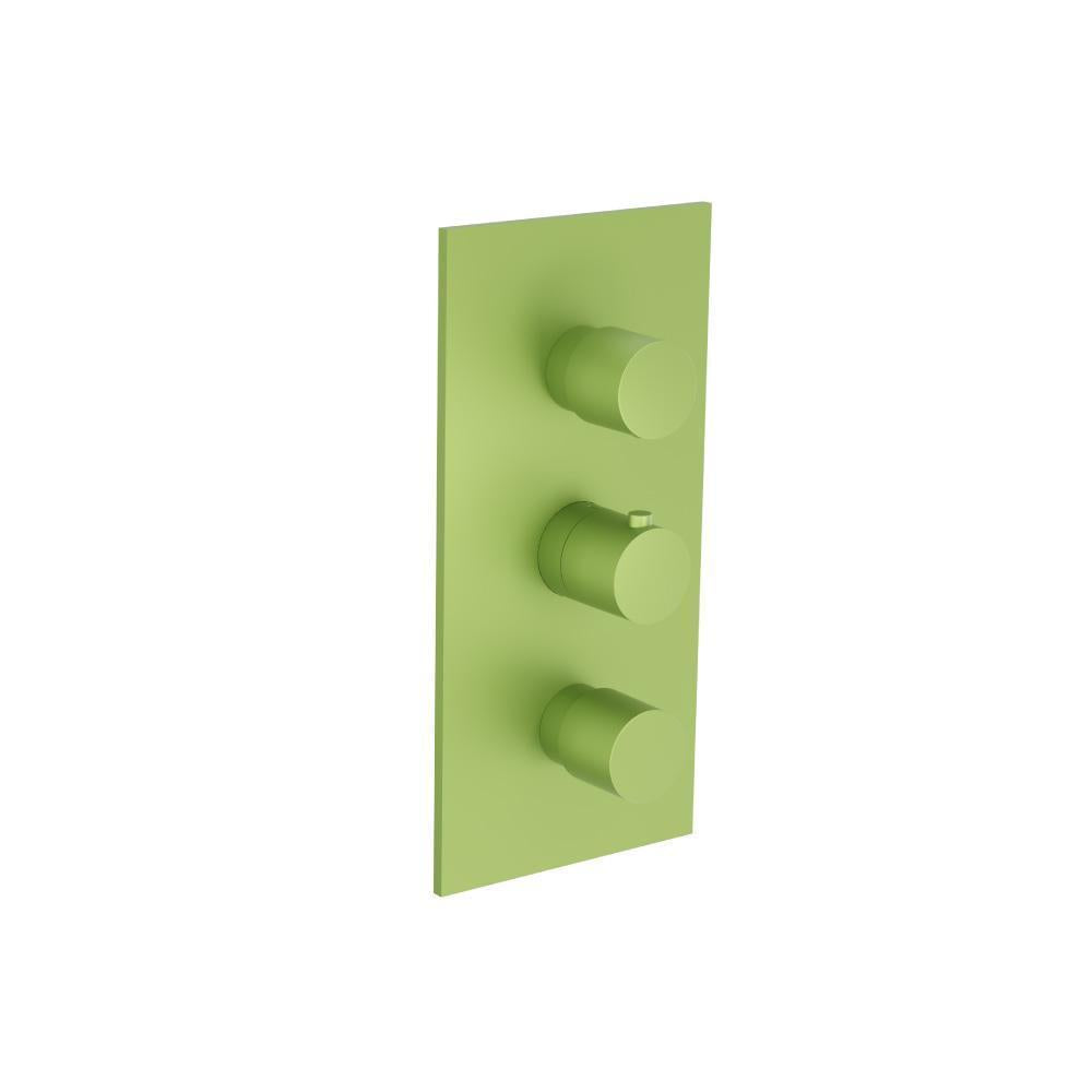 Flusso 100.4401 3/4" Thermostatic Valve and Trim - 2 Outputs