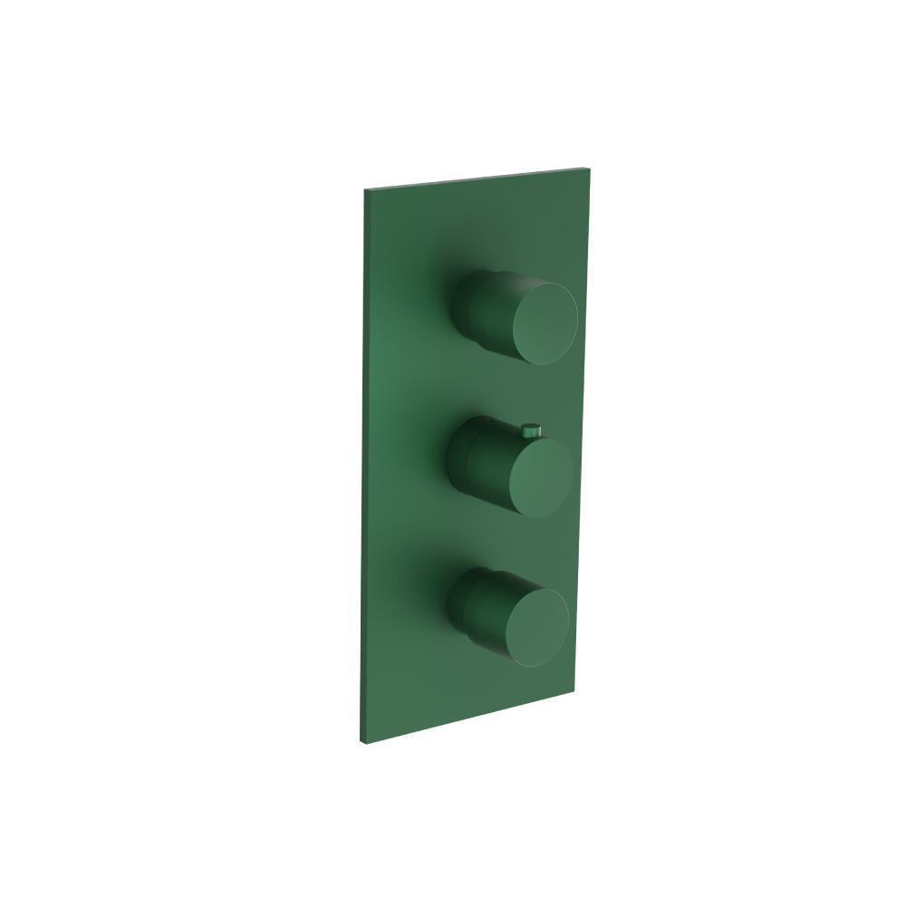 Flusso 100.4401 3/4" Thermostatic Valve and Trim - 2 Outputs