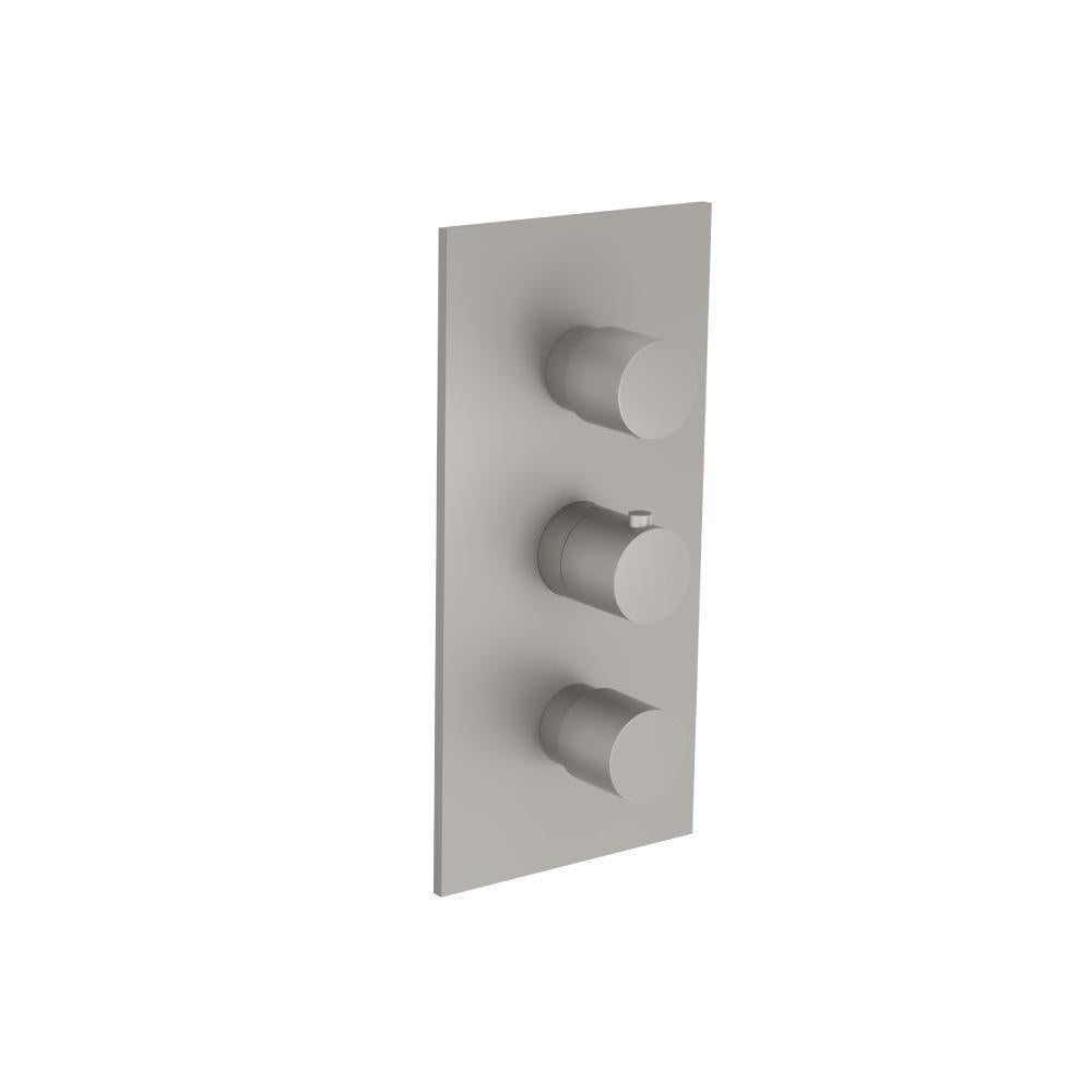 Flusso 100.4401 3/4" Thermostatic Valve and Trim - 2 Outputs