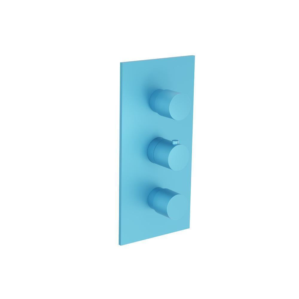 Flusso 100.4401 3/4" Thermostatic Valve and Trim - 2 Outputs