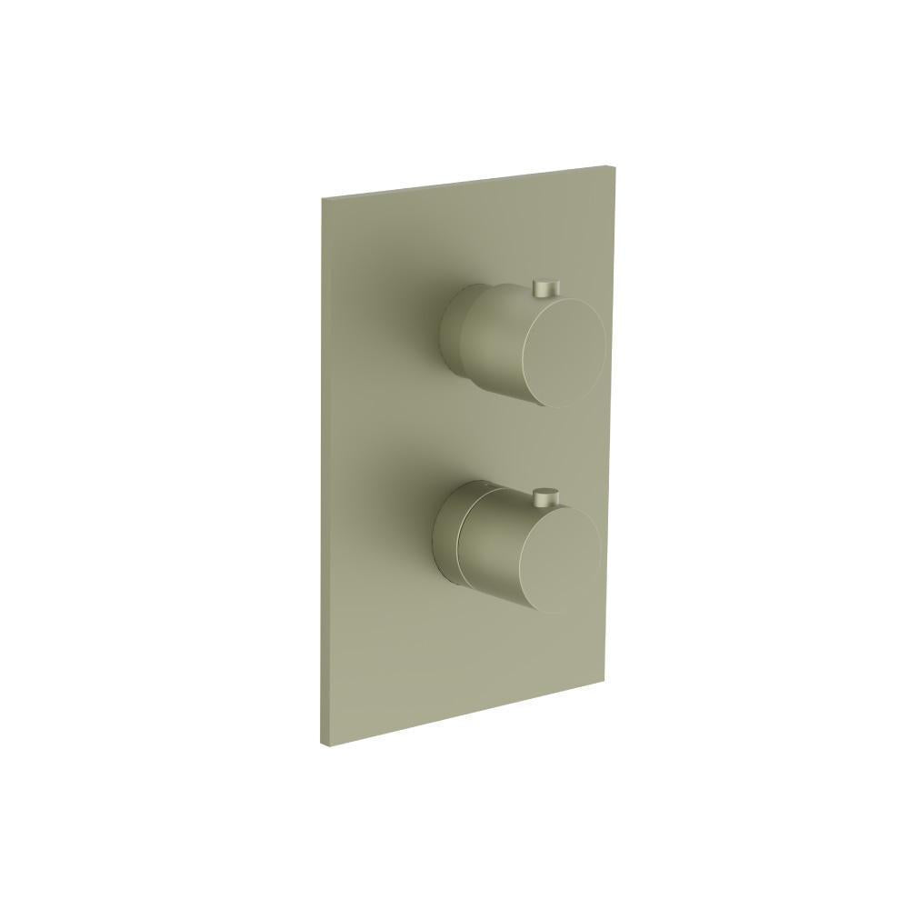 Flusso 100.4420 3/4 " Thermostatic Valve & Trim - With 2-Way Diverter - 2 Output