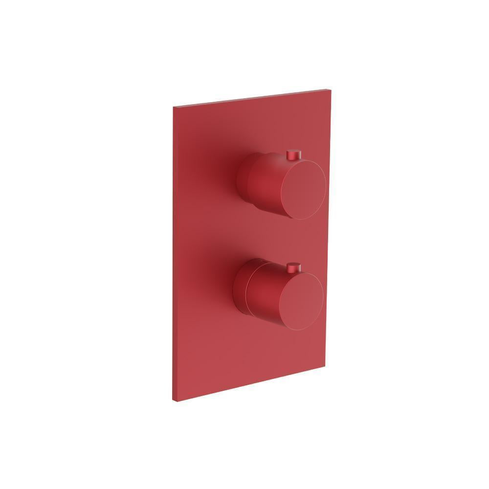 Flusso 100.4420 3/4 " Thermostatic Valve & Trim - With 2-Way Diverter - 2 Output