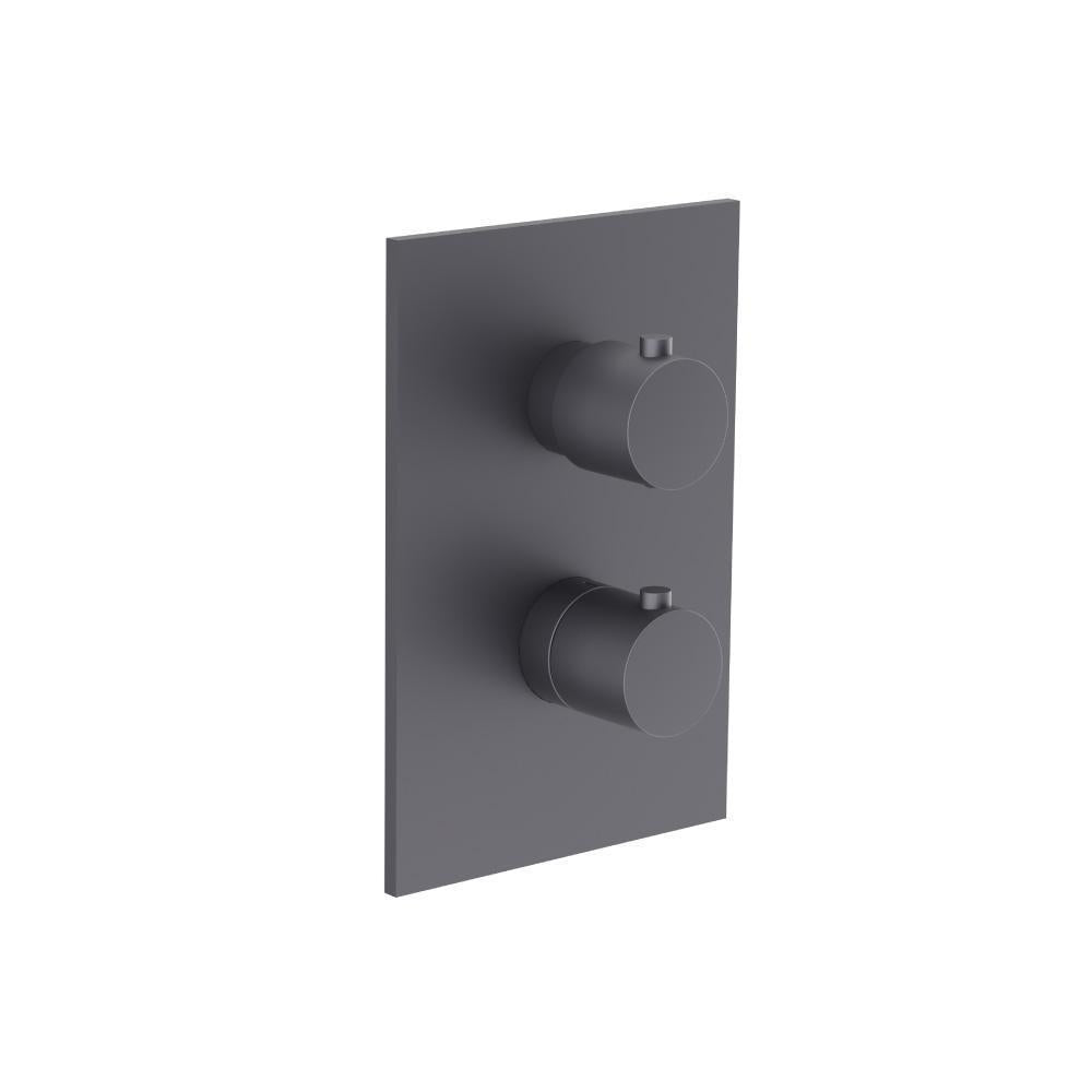 Flusso 100.4420 3/4 " Thermostatic Valve & Trim - With 2-Way Diverter - 2 Output