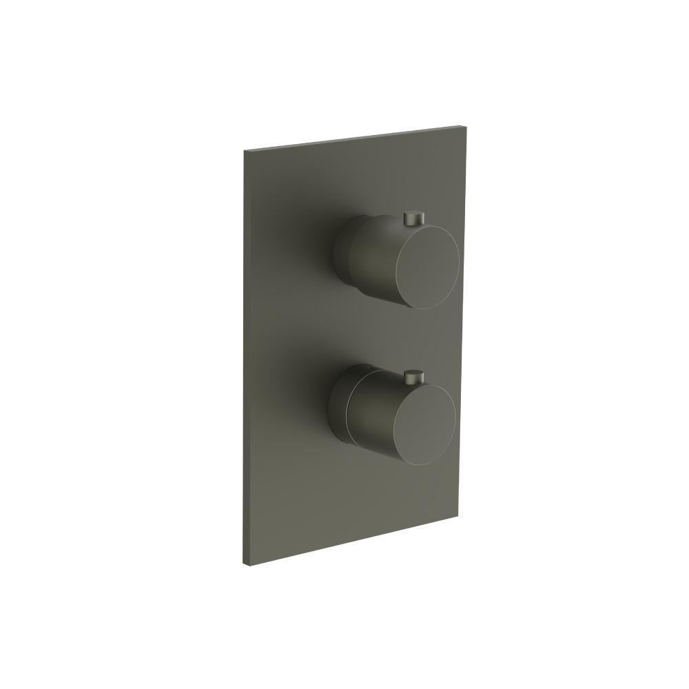 Flusso 100.4420 3/4 " Thermostatic Valve & Trim - With 2-Way Diverter - 2 Output