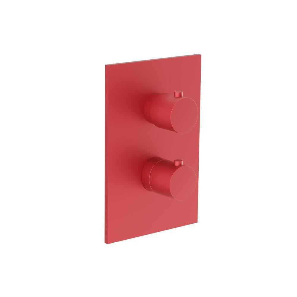 Flusso 100.4420 3/4 " Thermostatic Valve & Trim - With 2-Way Diverter - 2 Output