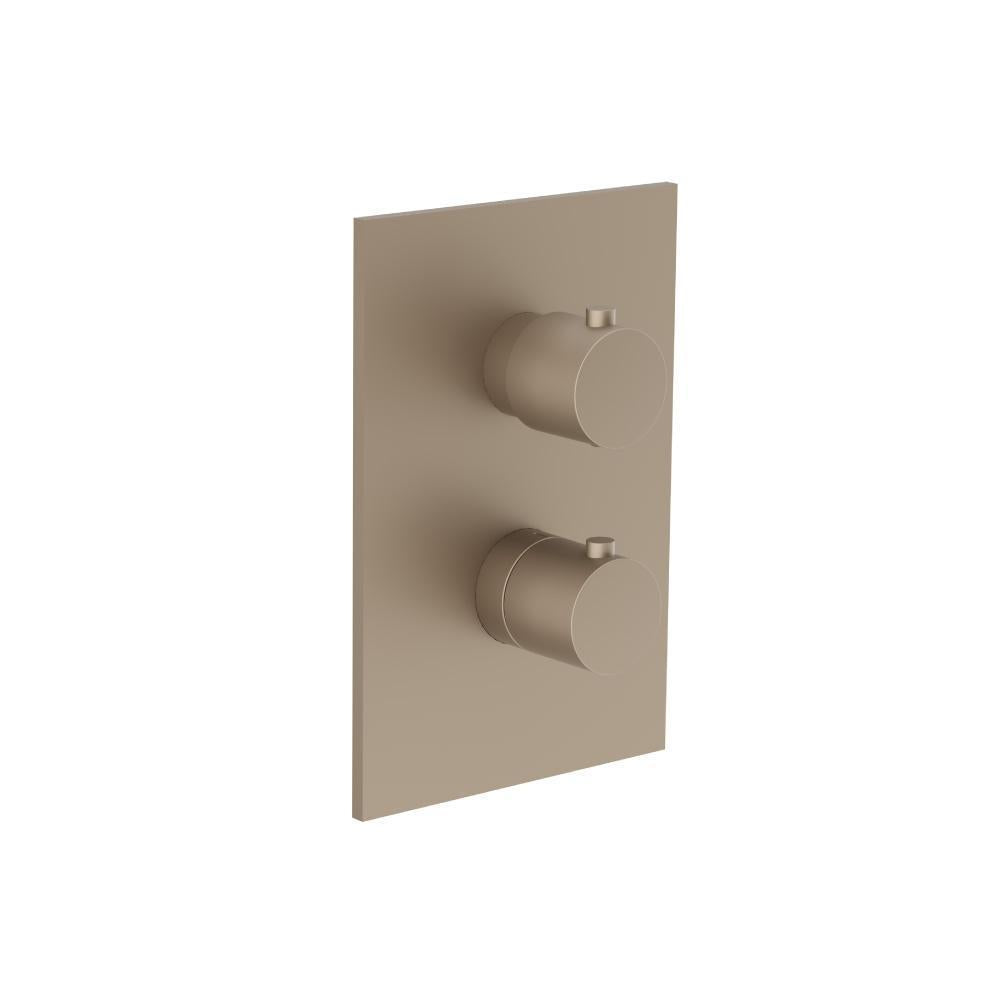 Flusso 100.4420 3/4 " Thermostatic Valve & Trim - With 2-Way Diverter - 2 Output