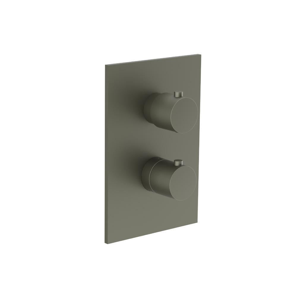Flusso 100.4420 3/4 " Thermostatic Valve & Trim - With 2-Way Diverter - 2 Output