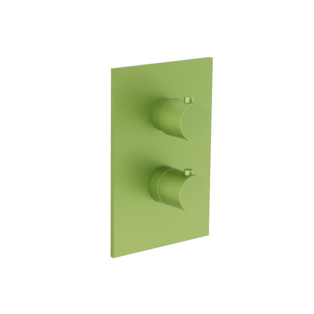 Flusso 100.4420 3/4 " Thermostatic Valve & Trim - With 2-Way Diverter - 2 Output