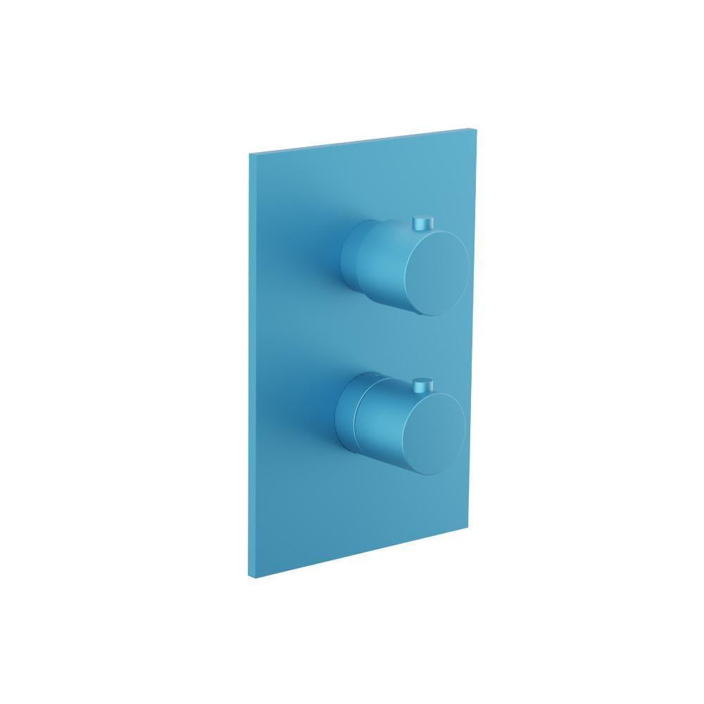 Flusso 100.4420 3/4 " Thermostatic Valve & Trim - With 2-Way Diverter - 2 Output