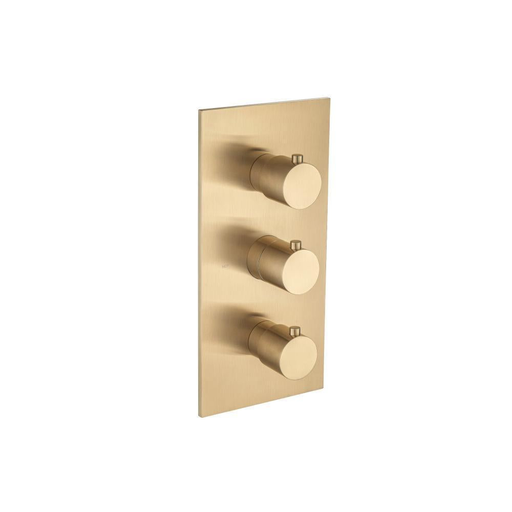 Flusso 100.4401 3/4" Thermostatic Valve and Trim - 2 Outputs