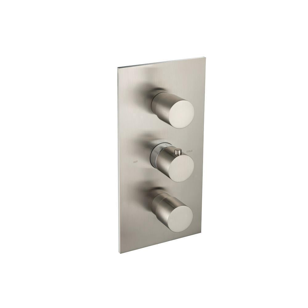 Flusso 100.4401 3/4" Thermostatic Valve and Trim - 2 Outputs