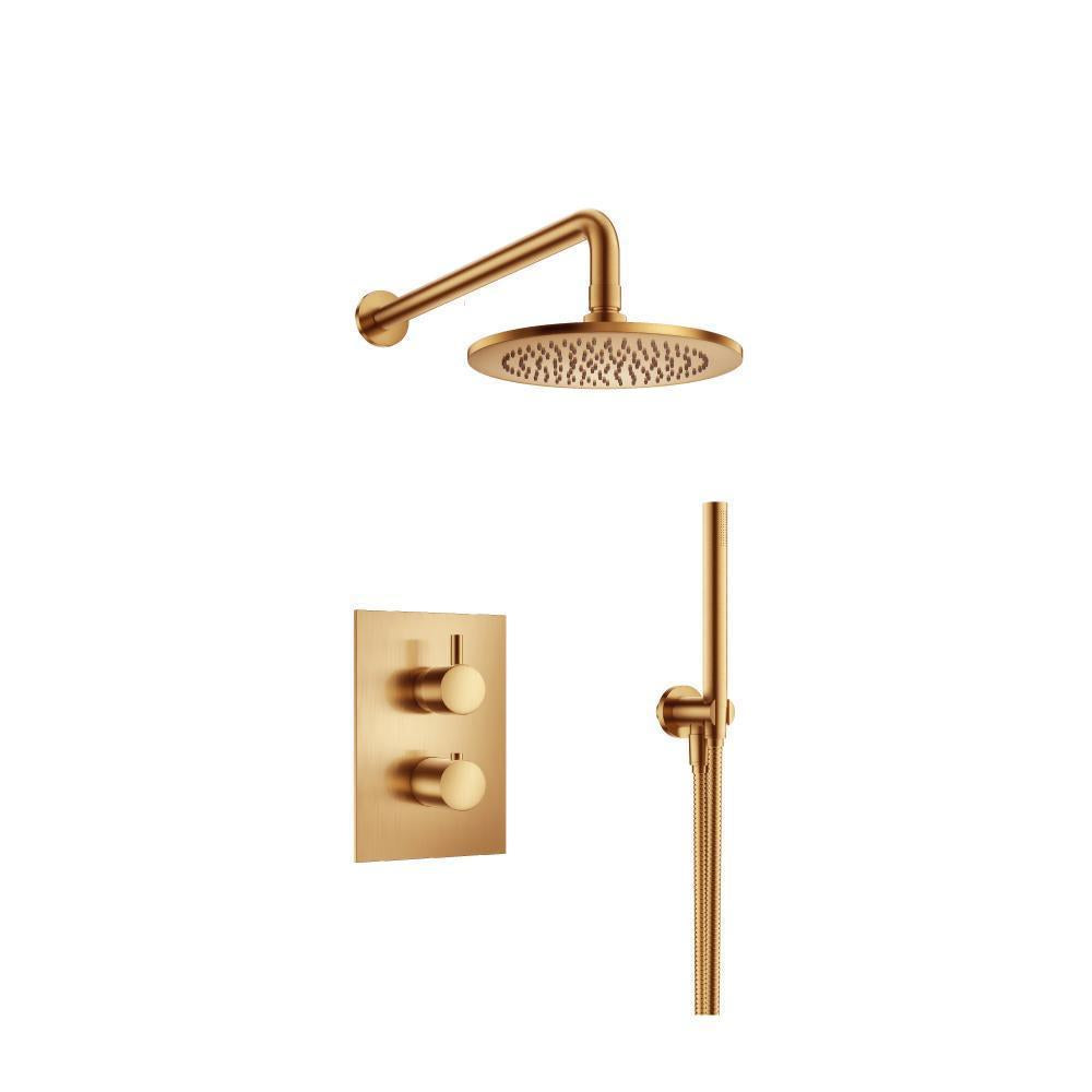 Flusso 100.7050 Two Output Shower Set With Shower Head And Hand Held