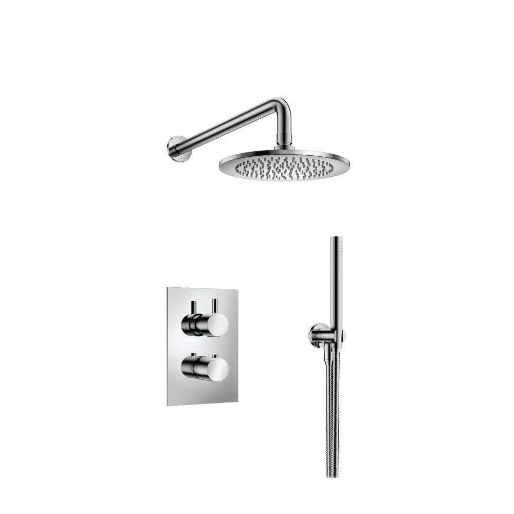 Flusso 100.7050 Two Output Shower Set With Shower Head And Hand Held