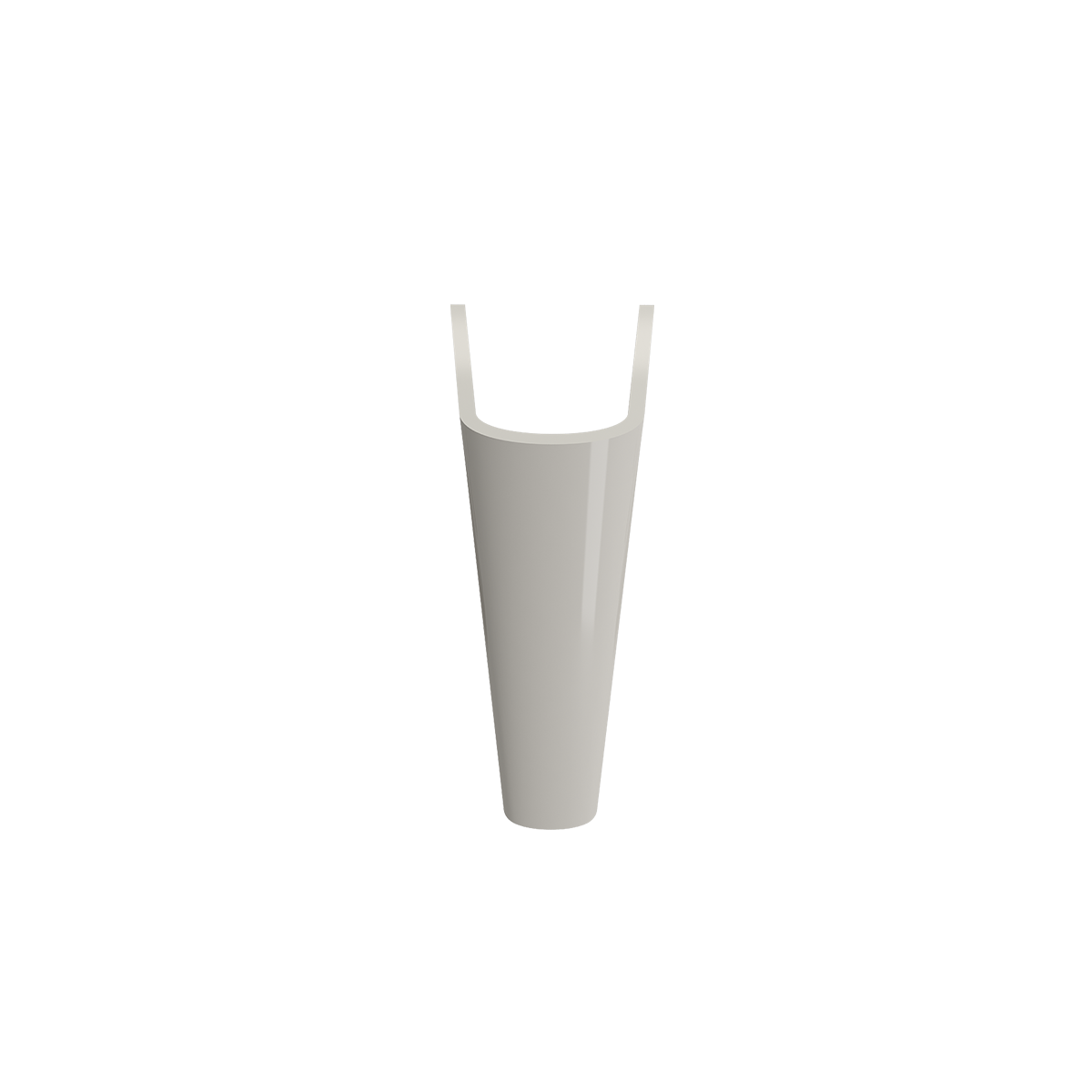 Taormina Pedestal Base Fireclay 27.25 in. 1002