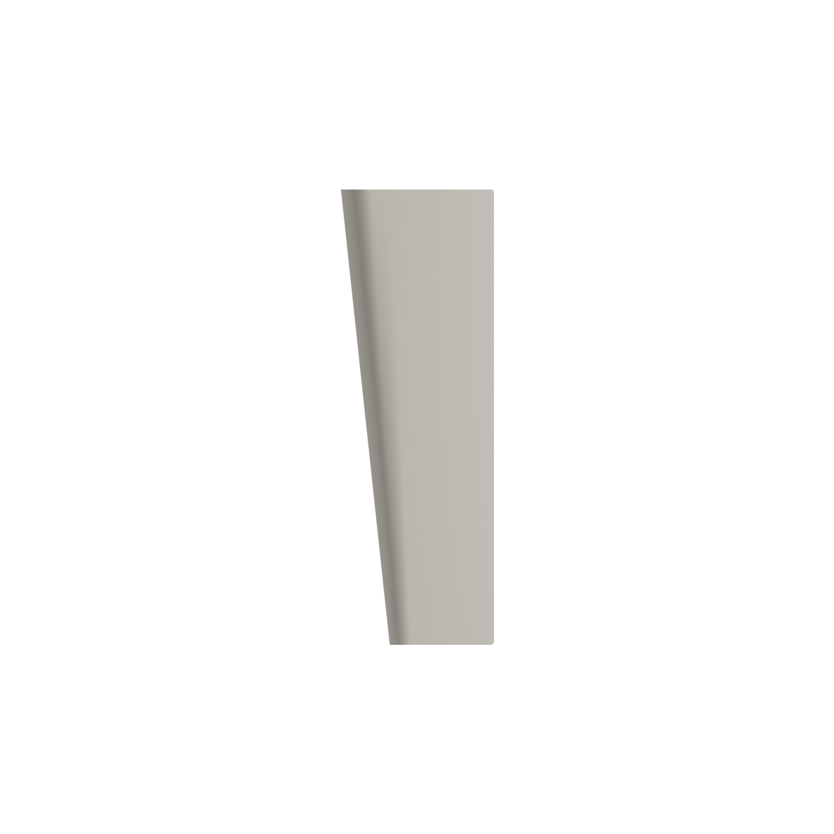 Taormina Pedestal Base Fireclay 27.25 in. 1002